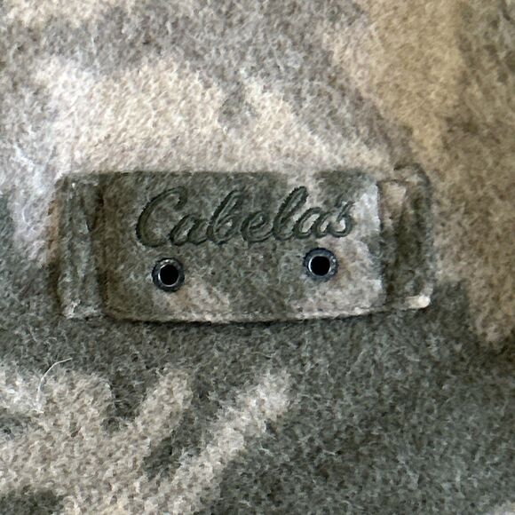 Cabelas Wooltimate WindShear Hooded Pullover Jacket Mens Small Camo Hunting - Picture 12 of 12